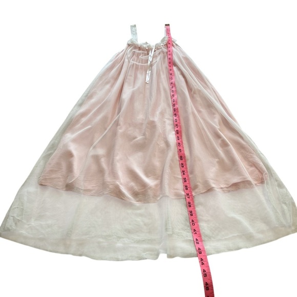 Vintage Nightie Nightgown Pink White Coquette Size Small - Picture 11 of 12